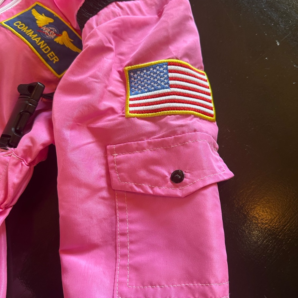 Kids Pink Astronaut Costume